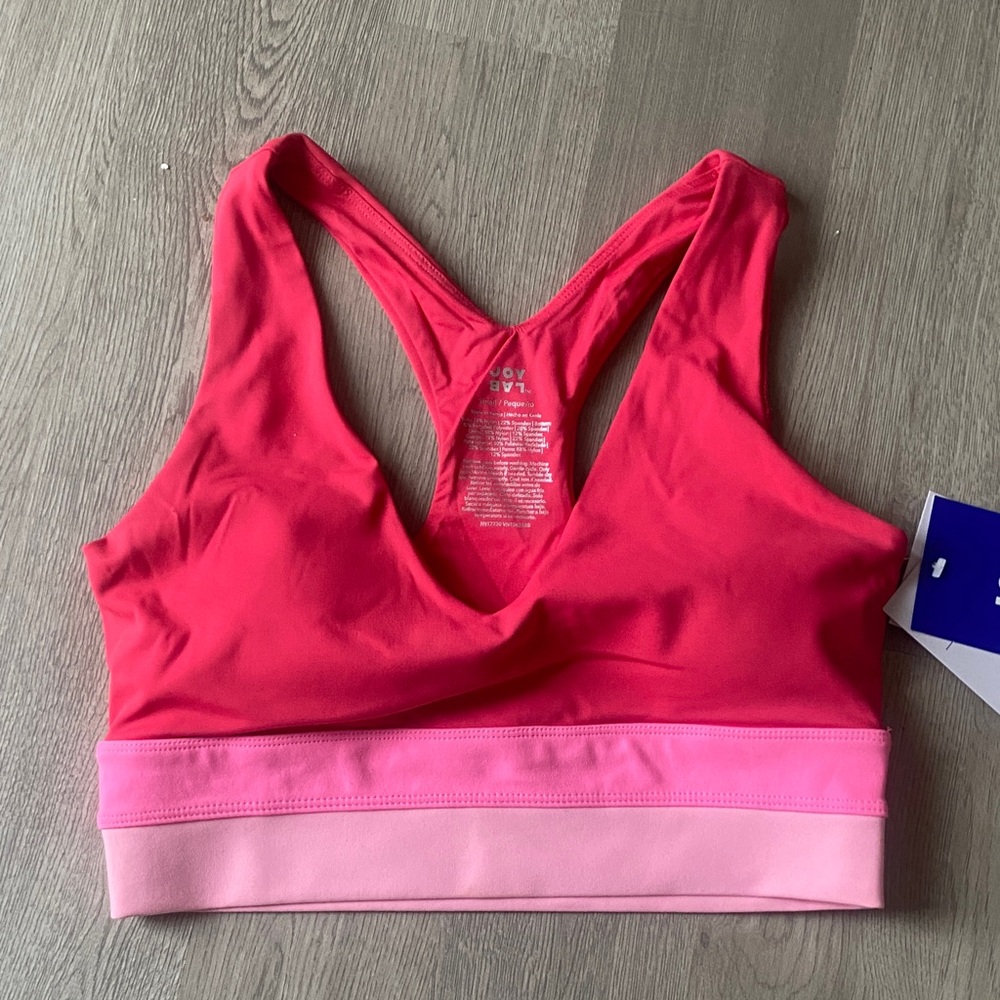 Joy Lab Coral Pink Sports Bra